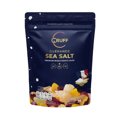 CRUFF Multi-colored Fried Crispy Potatoes Greyhonde Sea Salt