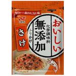 Nichifuri Sake Furikake seasoning in a jar, Japanese rice topping with dried fish and seaweed for flavoring rice and dishes.