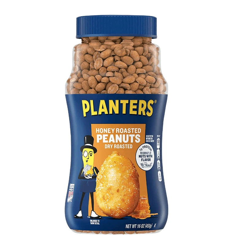 Planters Dry Honey Roasted Peanut With Coating And Sea Salt 453g