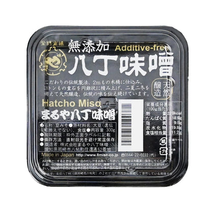 Maruya Hatcho Mutenka Miso Additive-Free Made With Non-GMO