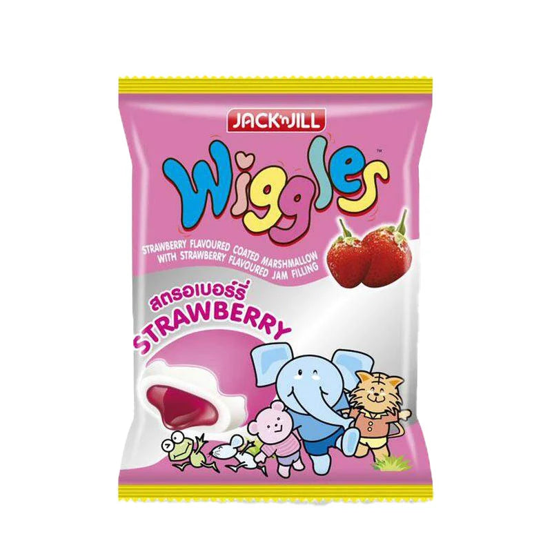 WIGGLES Mallow Strawberry 4.5g x24