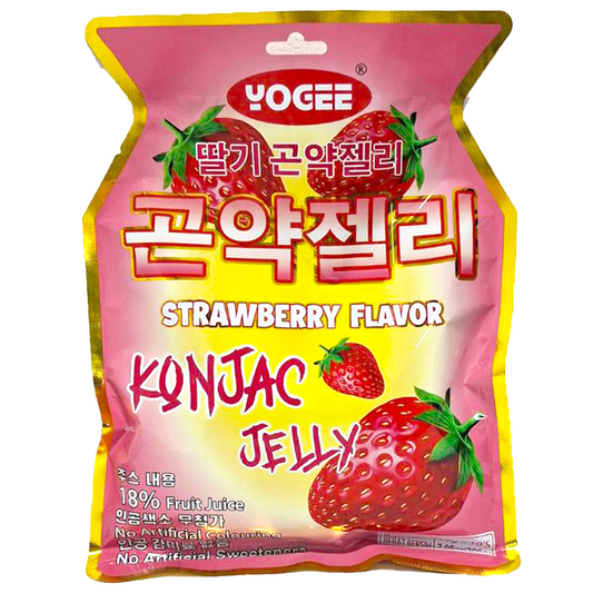 Yogee Strawberry Flavour Konjac Jelly