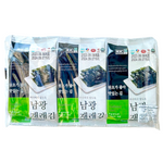 Namkwang traditional baked Korean seaweed snack, crispy and seasoned, perfect for healthy confectionery snack enjoyment.
