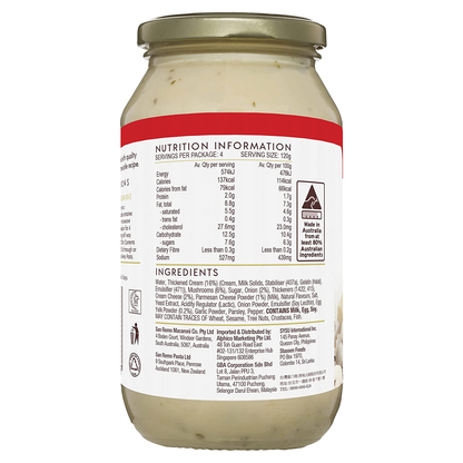 San Remo Pasta Sauce Carbonara