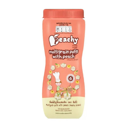 PEACHY Cereal Puff Snack Mixed With Peaches 1 Bottle (R24)