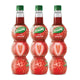 FRESHY Syrup With Strawberry 710ml x3