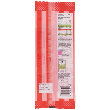 Sainsbury's Strawberry Pencils Sweets