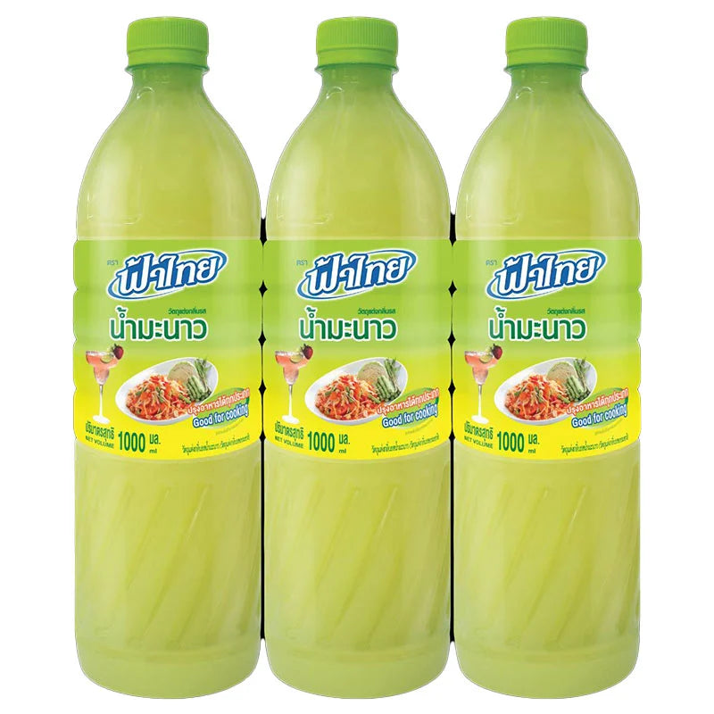 Fathai Lime Juice 1L x3