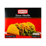 Golden Danitas Taco Shells in a grocery package, ready for filling and serving in delicious tacos.