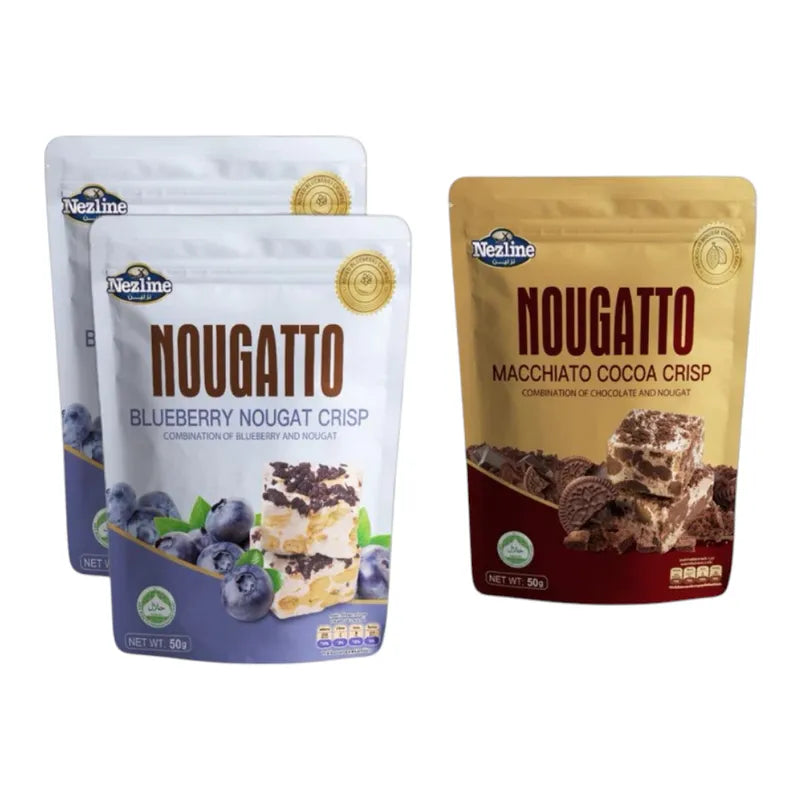 Nezline [3 Packs 100 Baht] () Nougatto Nougat Crisp Nougat 50g