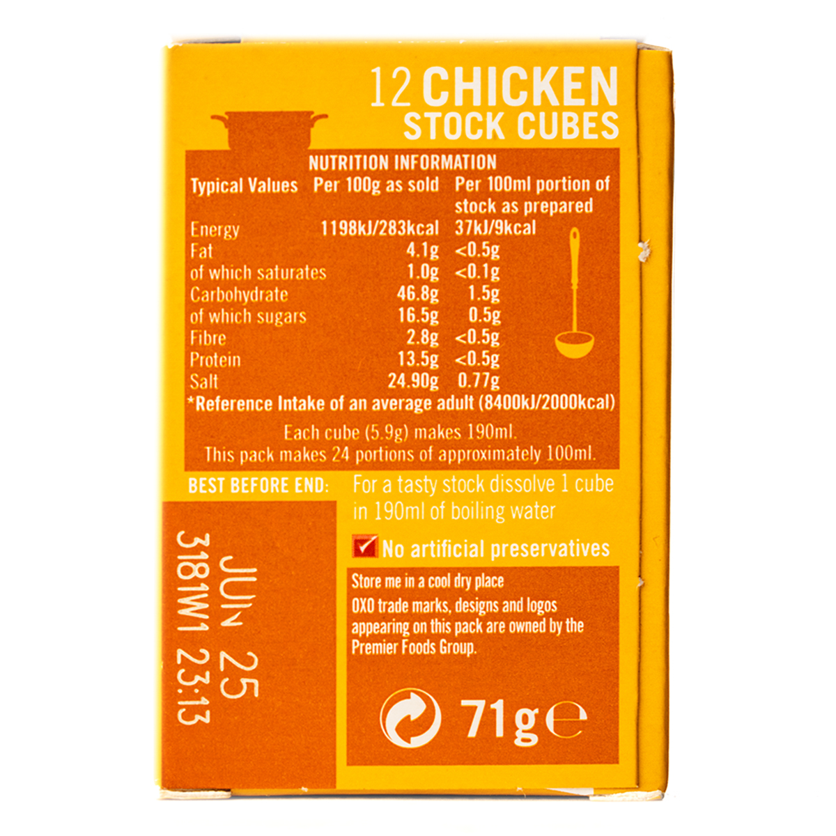 Oxo Chicken Cubes