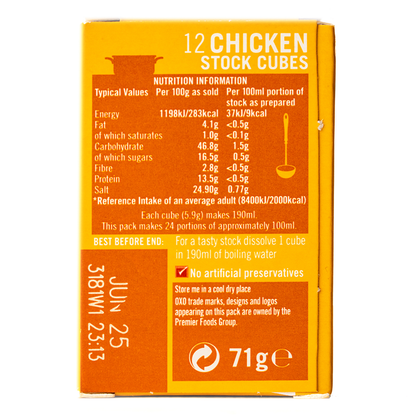 Oxo Chicken Cubes