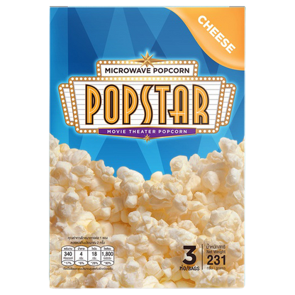 Popstar Popcorn Microwave Cheese