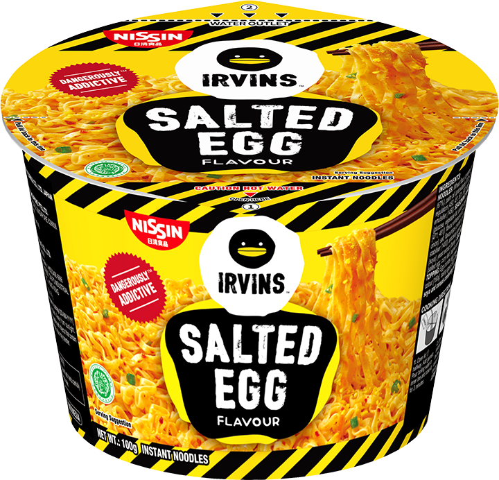 Nissin Irvins Salted Egg Flavour
