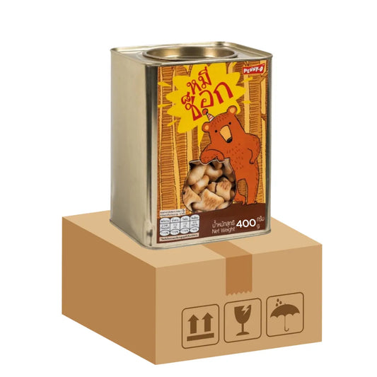 Pennyo Penny-o Chocolate Filled Bear Biscuits Snack Whole Crate