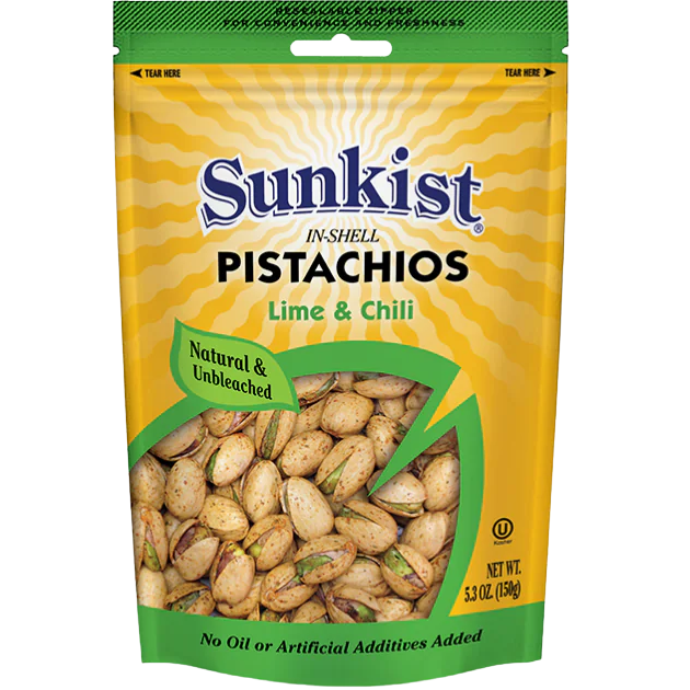 Sunkist Lime & Chili Pistachios