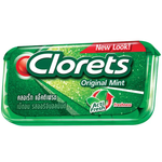 Clorets Mint Candy confectionery snack in a clear wrapper with fresh mint flavor and distinctive branding.