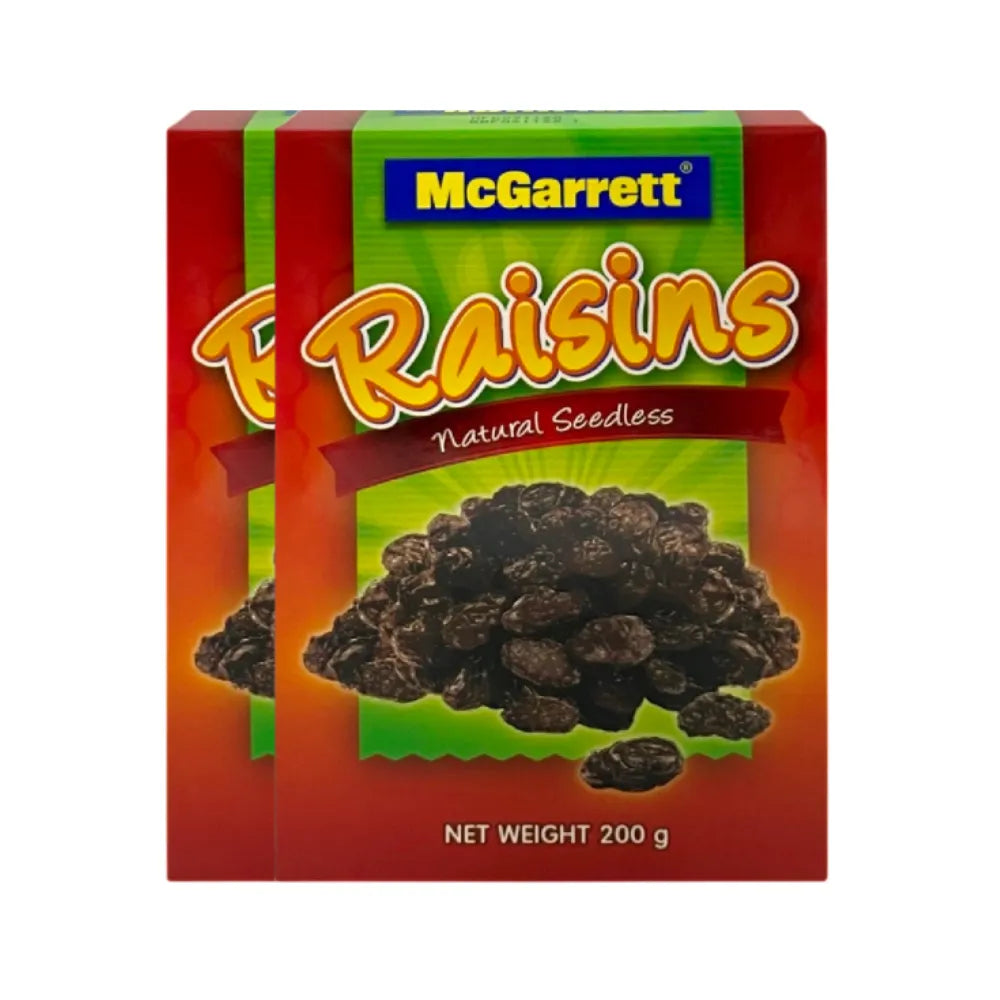 MCGARRETT [pack 2] Black Raisins 200g