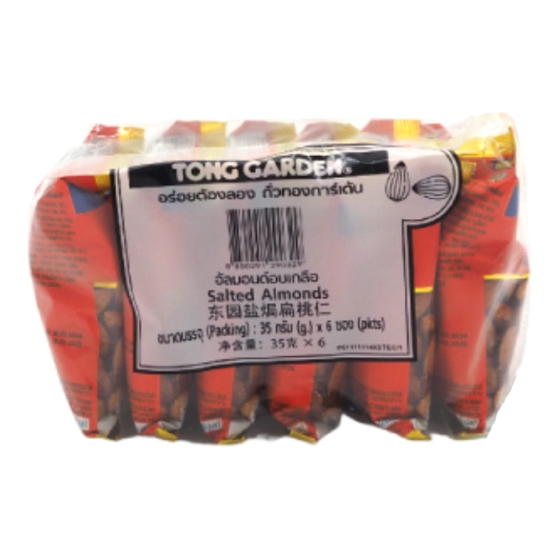 Tong Garden Salted Almonds 35g x6