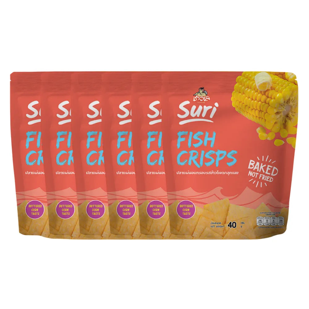 CHAOLAY Fish Crisps (buttered Corn) 40g x6