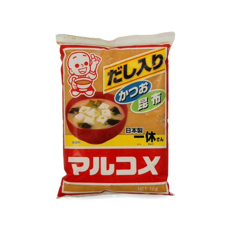 Marukome Ikkyu-San Dashi Miso White Koshi With Soybean