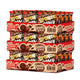 Grinny Sponge Bomb Snack Extreme Chocolate flavor pack with 12 pieces, 15g each, shown in a colorful packaging image.