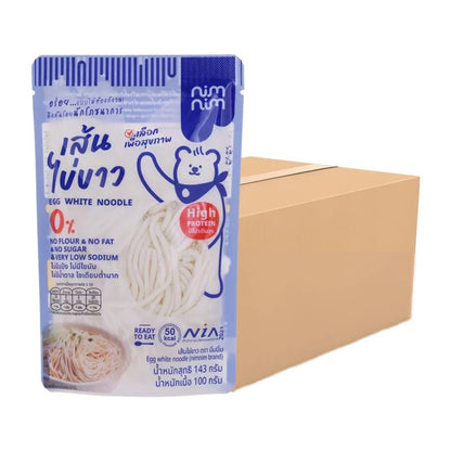 NIMNIM Egg White Noodles Special Price Whole Box Of 50 Bags