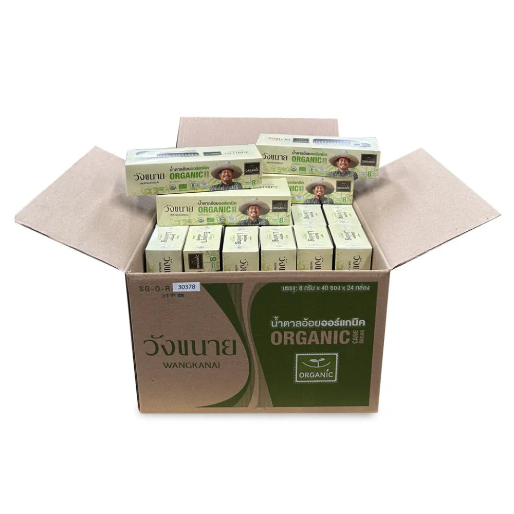 Wangkanai Organic Cane Sugar Sachets 8g