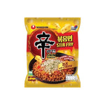 NONGSHIM Ramyun Stir Fry Cheese dry grocery package with noodles and cheese flavor in colorful packaging