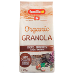 Familia Bio Organic Choco Amaranth in a grocery package, showcasing the product label and colorful packaging.