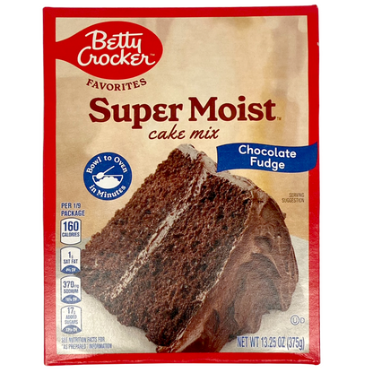 Betty Crocker Super Moist Chocolate Fudge Cake Mix