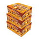 GRINNY salted caramel snack filled with caramel, 15g box, 12 pieces, stacked for display.