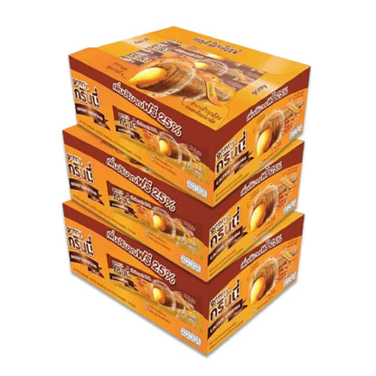 GRINNY SALTED CARAMEL SNACK FILLED WITH CARAMEL . (BOX 12PCS) X3