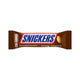 Three Snickers Original 51g candy bars arranged together, showcasing their chocolate and caramel exterior.