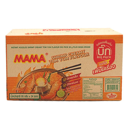 Mama Big Pack Instant Noodle Creamy Shrimp Tom Yum 95g x24
