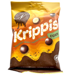 Narr Krippis Corn confectionery snacks in colorful packaging, showcasing crisp popcorn treats from the Narr brand.