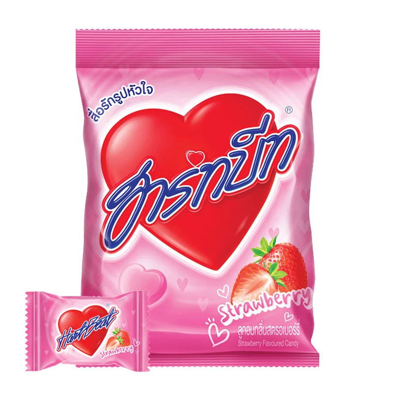 HARTBEAT Candy Strawberry Flavor 100 Pcs