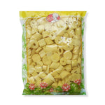 Smart Chef diced young bamboo shoot in 900g dry grocery package, showing the fresh, sliced bamboo shoots in a clear container.