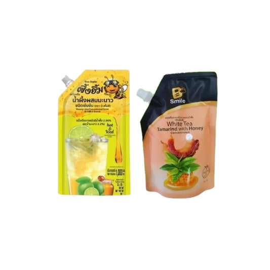 B-Smile Twin Pack: Honey-lemon Honey-tamarind Great Value 1000g