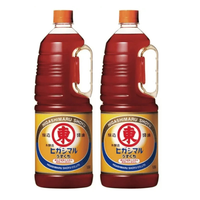Higashimaru Usukuchi Shoyu Soy Sauce 1.8L x2