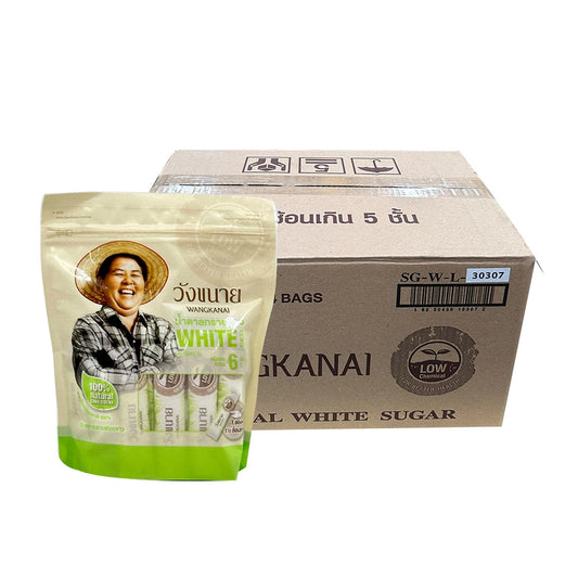 Wangkanai White Sugar Sachets . 50 Sachets/bag X 24 6g