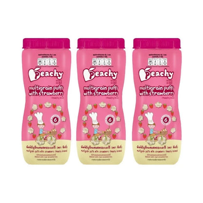 PEACHY Buy 3 Get 1 Free Set Of 3 Jars Of Cereal Puff Snacks