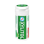 Lotte Xylitol Lime Mint healthy confectionery snack featuring lime and mint flavors in a colorful package.