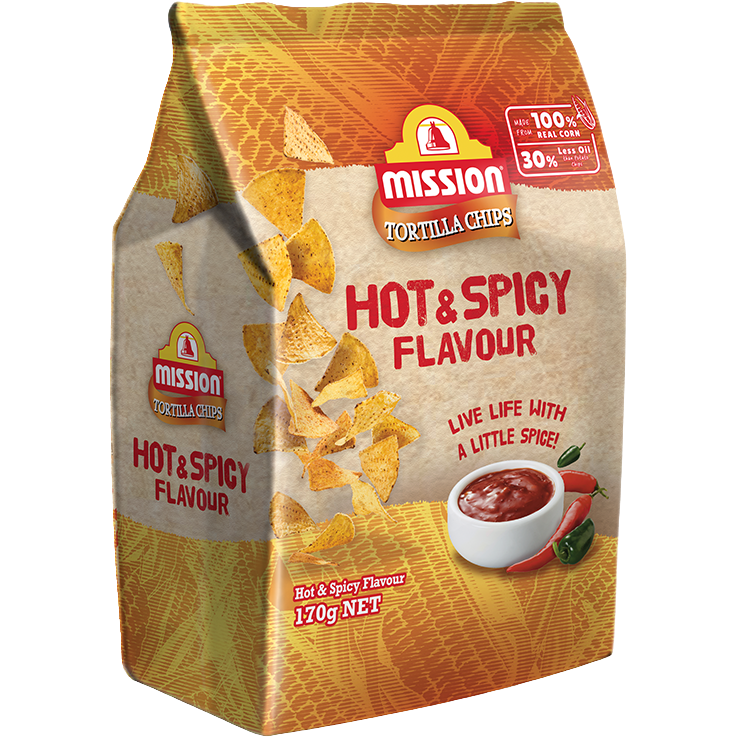 Mission Hot & Spicy Tortilla Chips