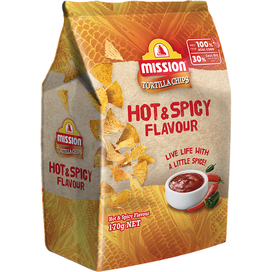 Mission Hot & Spicy Tortilla Chips