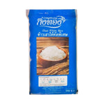 Gingtong Specially Selected Sao Hai Rice Kingthong 1kg, dry grocery product with a bag of premium Thai rice.