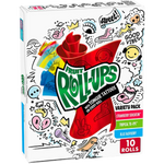 Betty Crocker Fruit Roll Up Variety Pack of colorful, fruity confectionery snacks with different flavors and vibrant packaging.