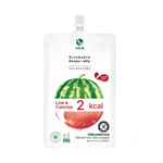 Watermelon flavor Jelly B Konjac jelly snack in a clear package, showcasing its bright, fruity appearance and chewy texture.