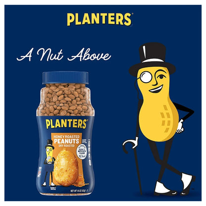 Planters Dry Honey Roasted Peanut With Coating And Sea Salt 453g