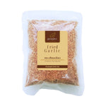 SiamSpice Fried Garlic 1000g in a clear plastic bag, dry grocery product with golden-brown crispy garlic pieces.